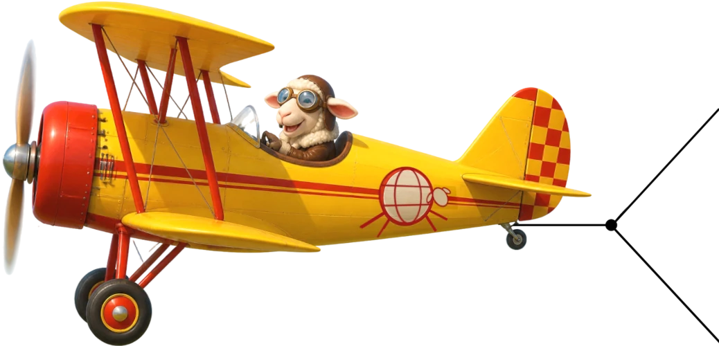 bi-plan fend les airs